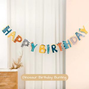 Dinosaur Happy Birthday Bunting