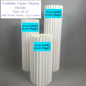 Foldable Paper Display Stands