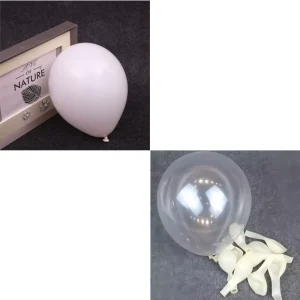White / Clear 10 Inch Balloon