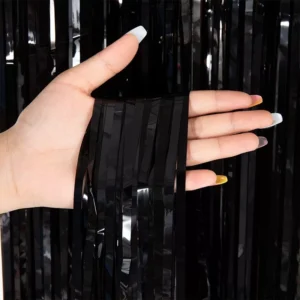Black Tassel Birthday Backdrop