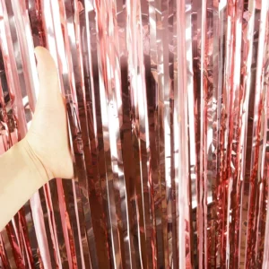 Rose Gold Tassel Birthday Backdrop