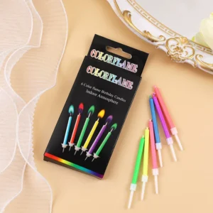 Color Flame Birthday Candles