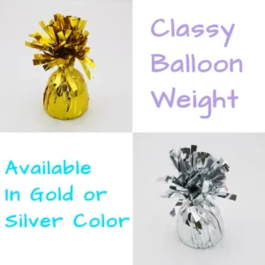 Balloon Weight 135g (Silver / Gold)